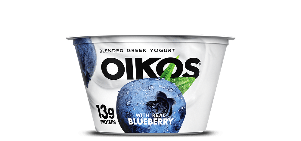 Blueberry Oikos Blended Greek Nonfat Yogurt