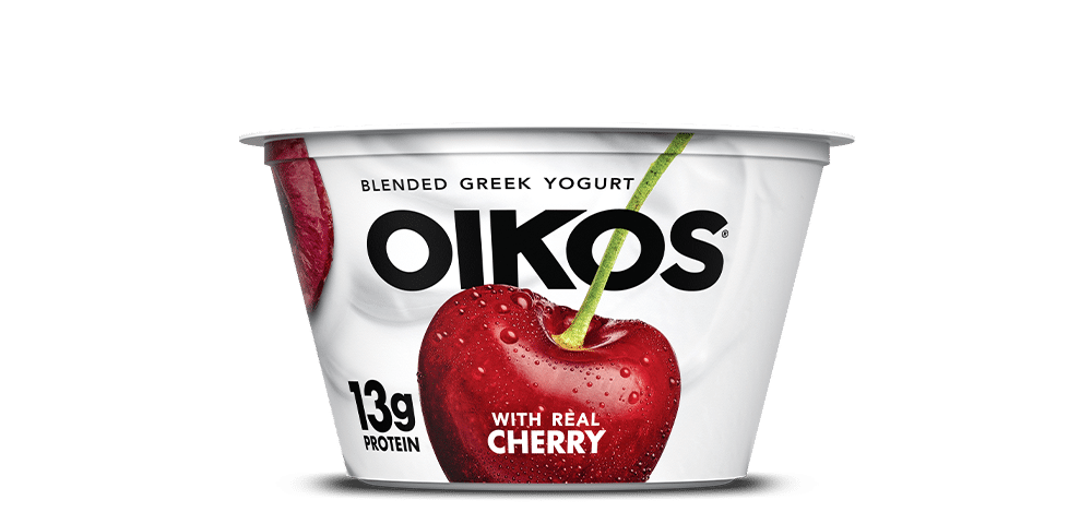 Cherry Oikos Blended Greek Nonfat Yogurt