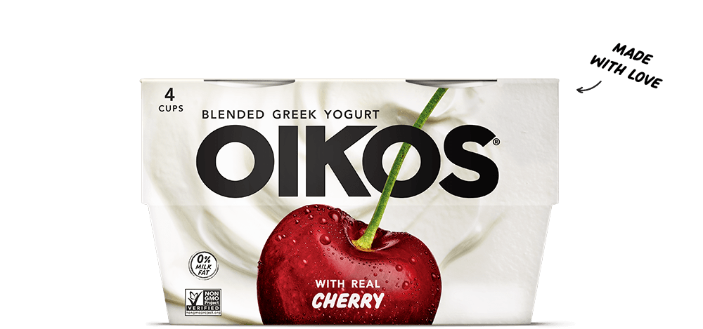 Cherry Oikos Blended Greek Nonfat Yogurt Multipack