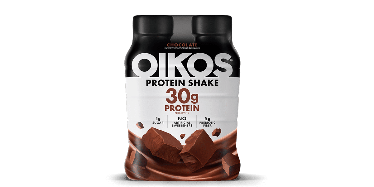 Chocolate Oikos™ High Protein Drinks in 4 pack