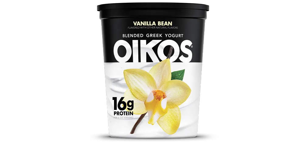 Vanilla Bean Oikos Blended Greek Nonfat Yogurt Quart