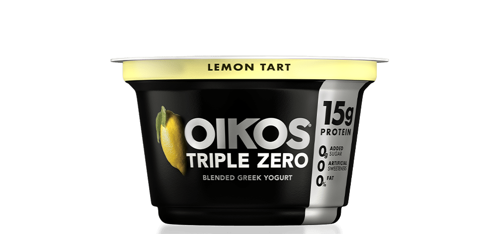 Lemon Tart Oikos Triple Zero High Protein Nonfat Greek Yogurt