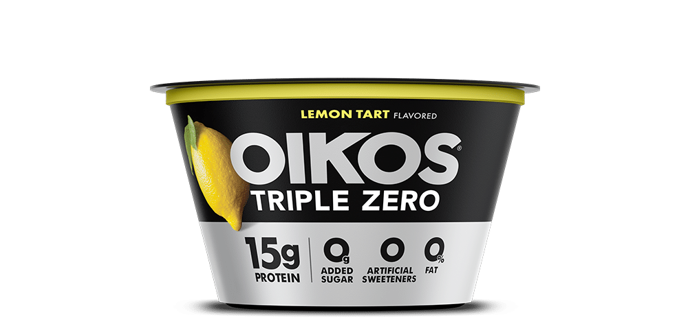 Lemon Tart Oikos Triple Zero High Protein Nonfat Greek Yogurt