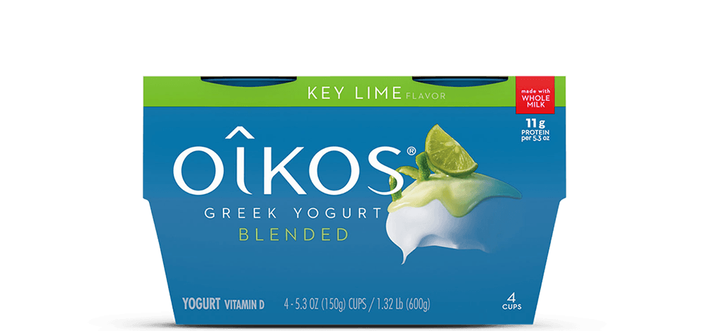 Key Lime Oikos Traditional Greek Whole Milk Yogurt Multipack