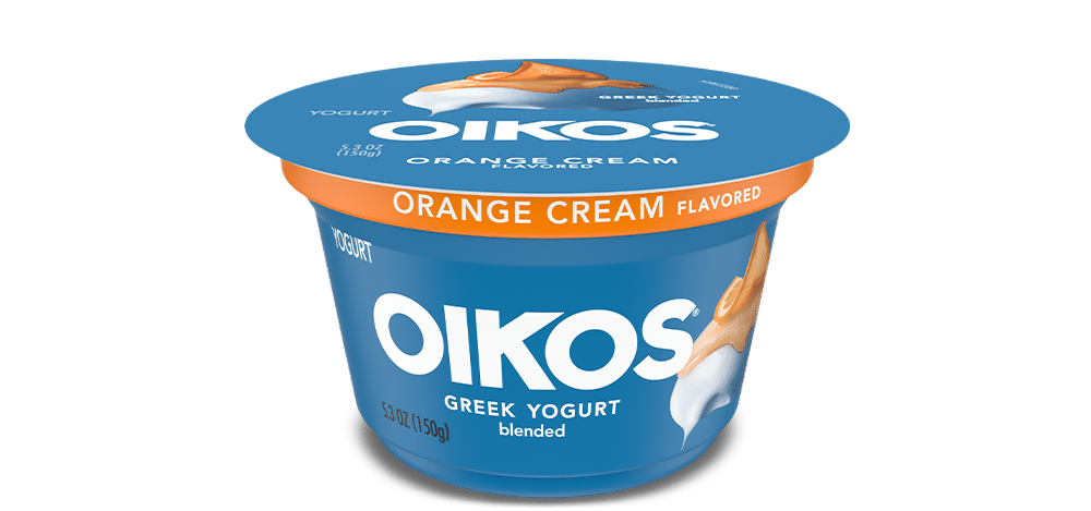 Orange Cream Oikos Traditional Greek Whole Milk Yogurt