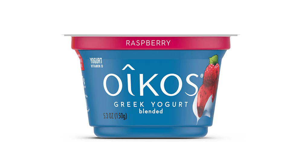 Raspberry Oikos Traditional Greek Whole Milk Yogurt