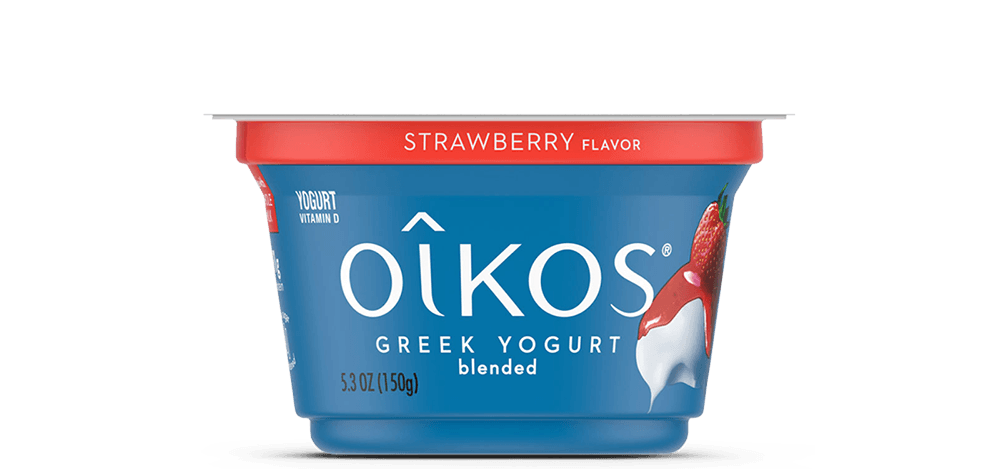 Strawberry Oikos Traditional Greek Whole Milk Yogurt