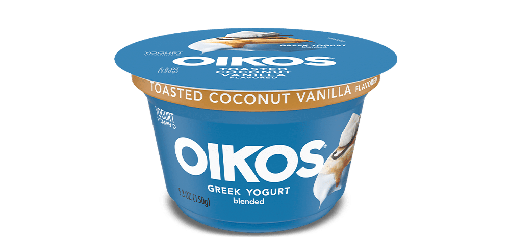 Toasted Coconut Vanilla Oikos Traditional Greek Whole Milk Yogurt