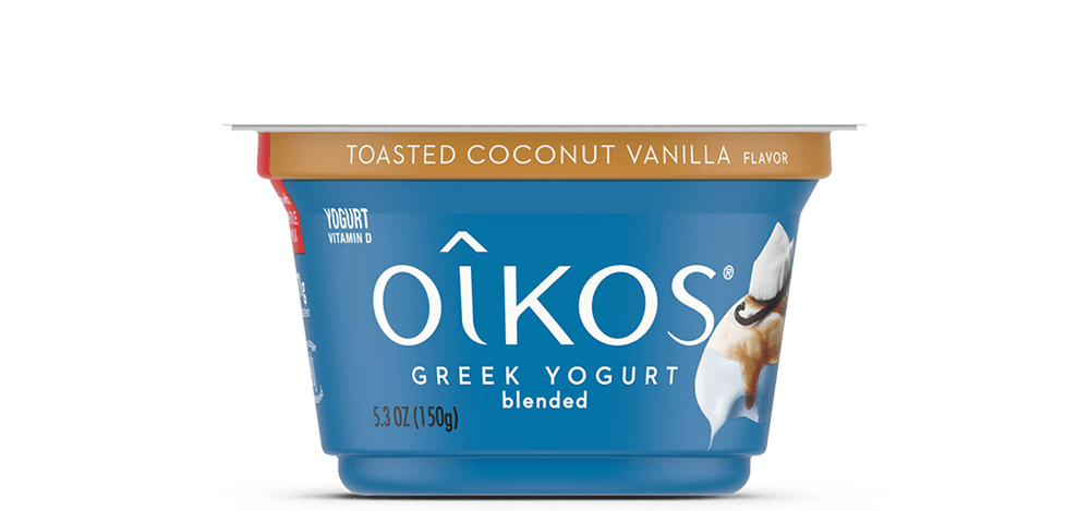 Toasted Coconut Vanilla Oikos Traditional Greek Whole Milk Yogurt