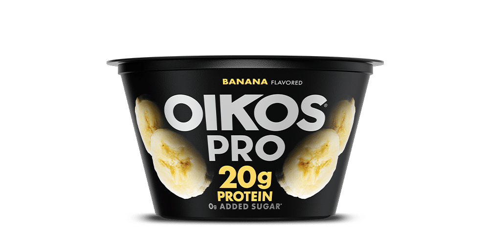 Banana Oikos PRO High Protein Yogurt Cultured Ultra Filtered Milk