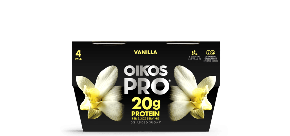 Vanilla Oikos PRO High Protein Yogurt Cultured Ultra Filtered Milk