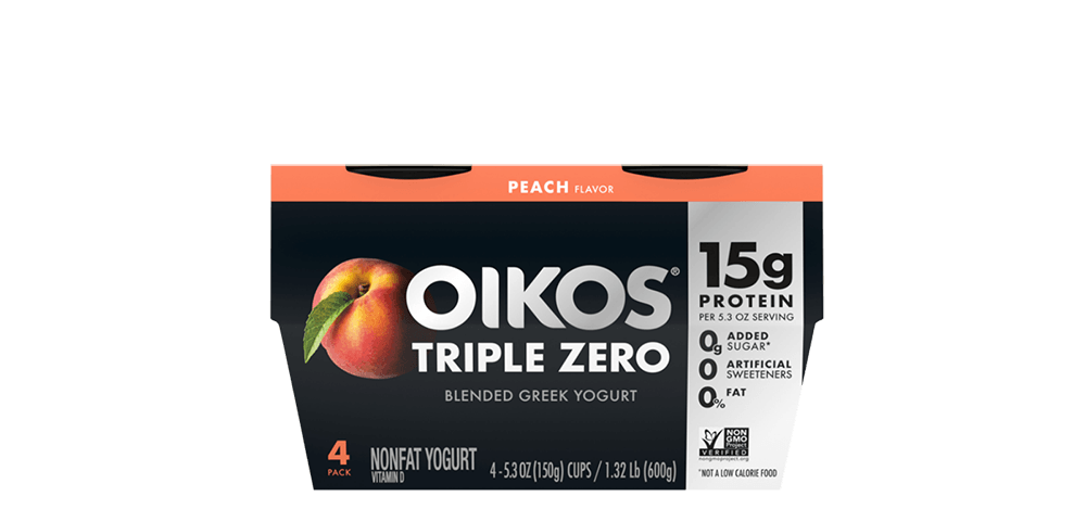 Peach Oikos Triple Zero High Protein Nonfat Greek Yogurt Multipack peach-oikos-triple-zero-high-protein-nonfat-greek-yogurt-multipack