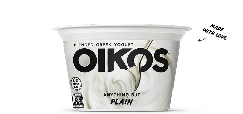 Plain Oikos® Blended Greek Nonfat Yogurt