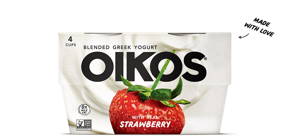Strawberry Oikos Blended Greek Nonfat Yogurt Multipack