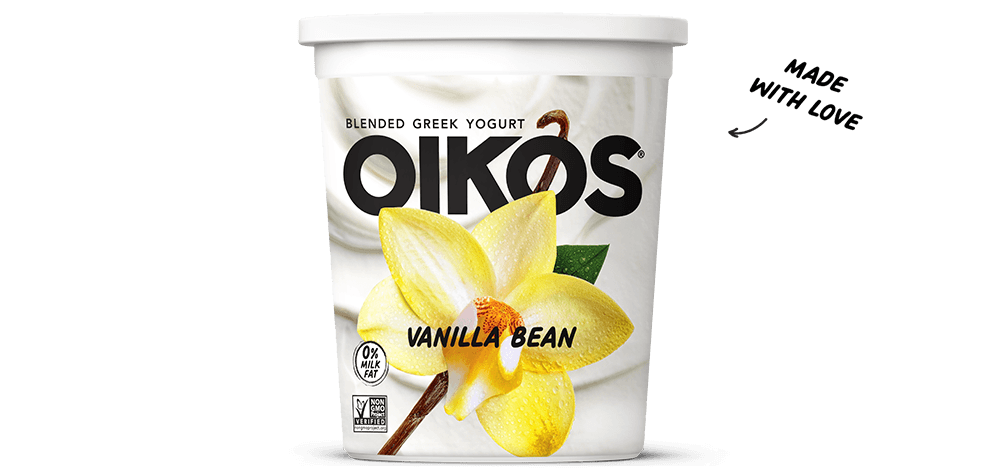 Vanilla Bean Oikos Blended Greek Nonfat Yogurt Quart