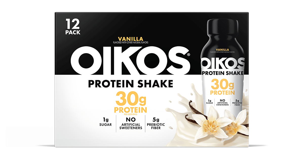 Vanilla Oikos™ High Protein Drinks in 12 pack