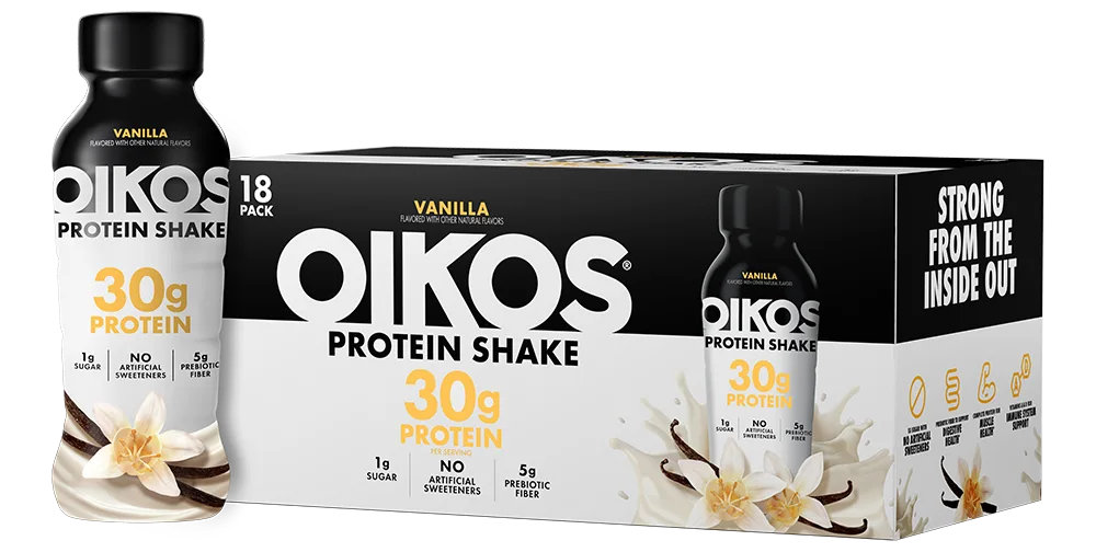Vanilla Oikos™ High Protein Drinks in 18 pack