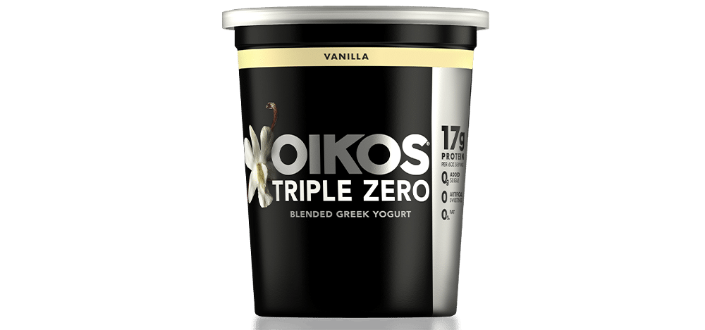 Vanilla Oikos Triple Zero High Protein Nonfat Greek Yogurt 32oz